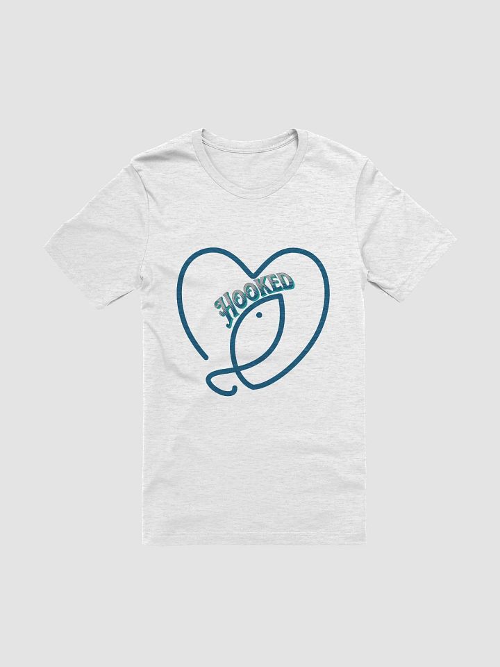Hooked on You: Romantic Fishing T-Shirt, Unisex Couples Tee, Valentine's Day Shirt, Romantic Angler's Apparel, Fisherman's Love Tee product image (2)