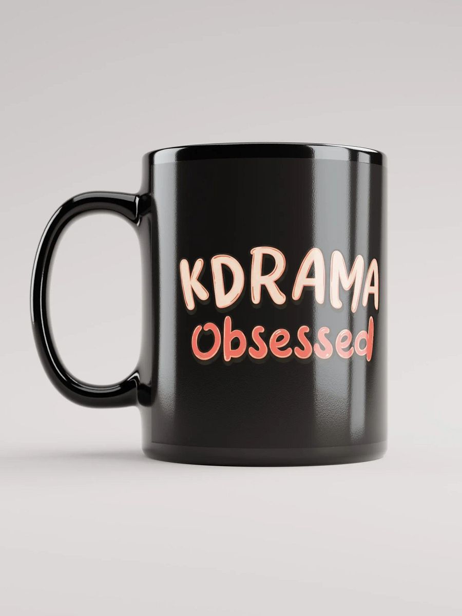 KDRAMA Obsessed Black Glossy Mug product image (6)