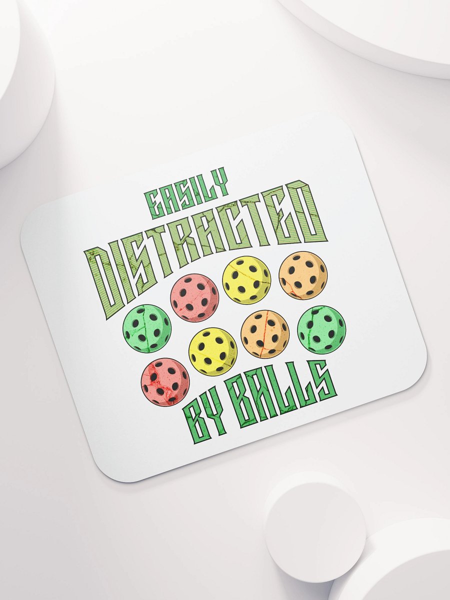 Easily Distracted By Balls Pickleball Mouse Pad product image (5)