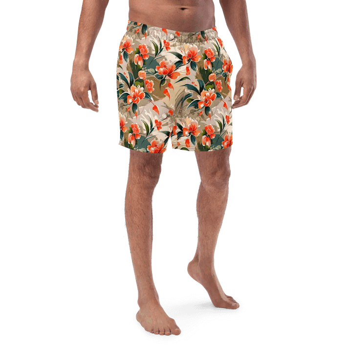 Men's Orange Paradise Swim Trunks product image (2)