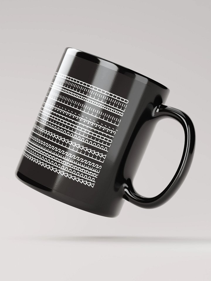 Mug Noir Codé Zen Blanc - Après la Pluie, le Bleu - Cadeau élégant product image (2)