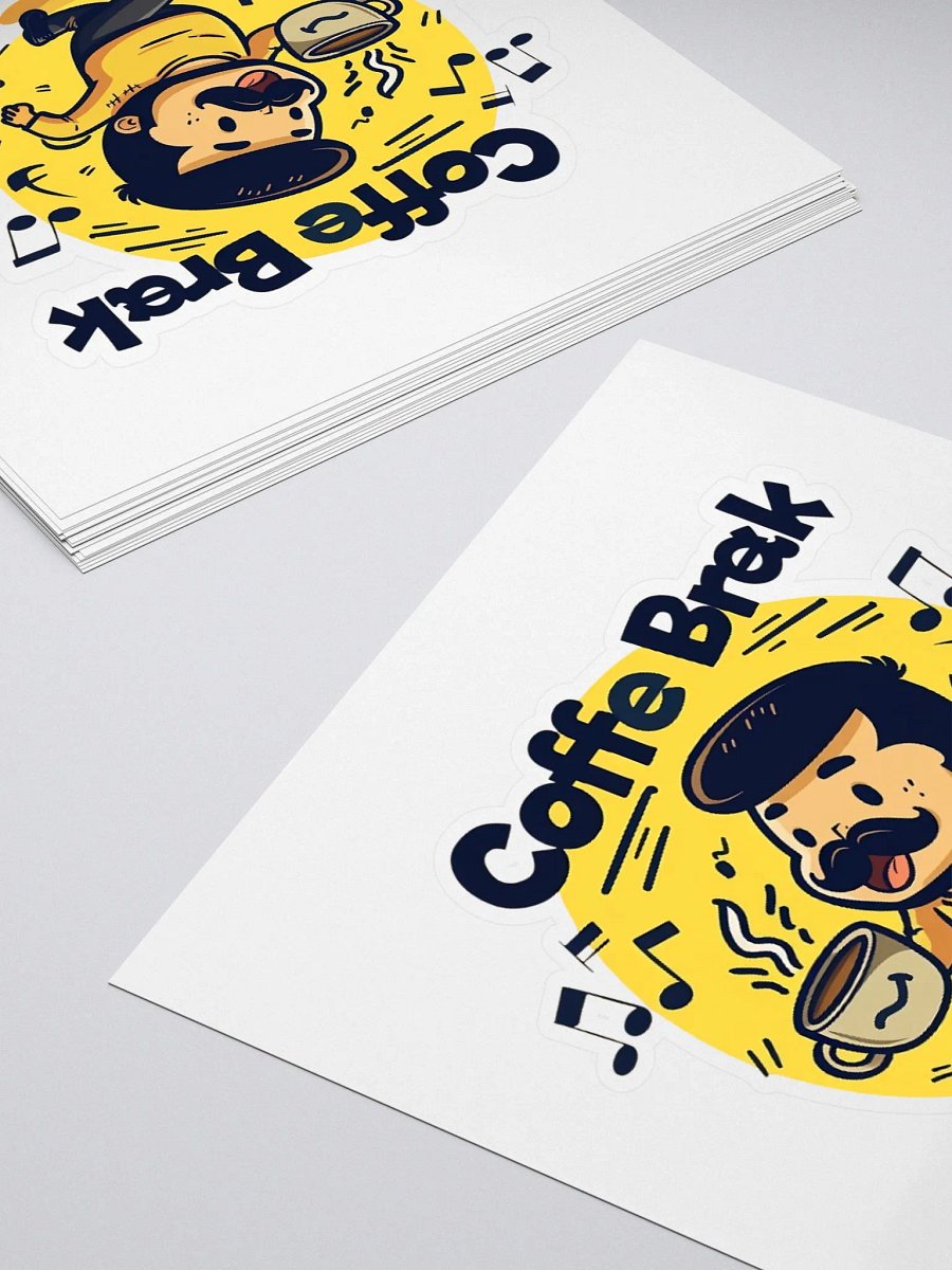 Coffee Break Yellow Sticker product image (16)