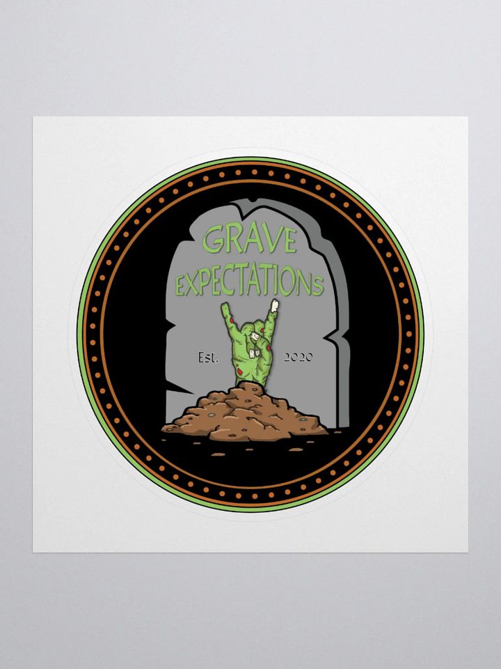 Grave Expectations - Logo Decal product image (1)