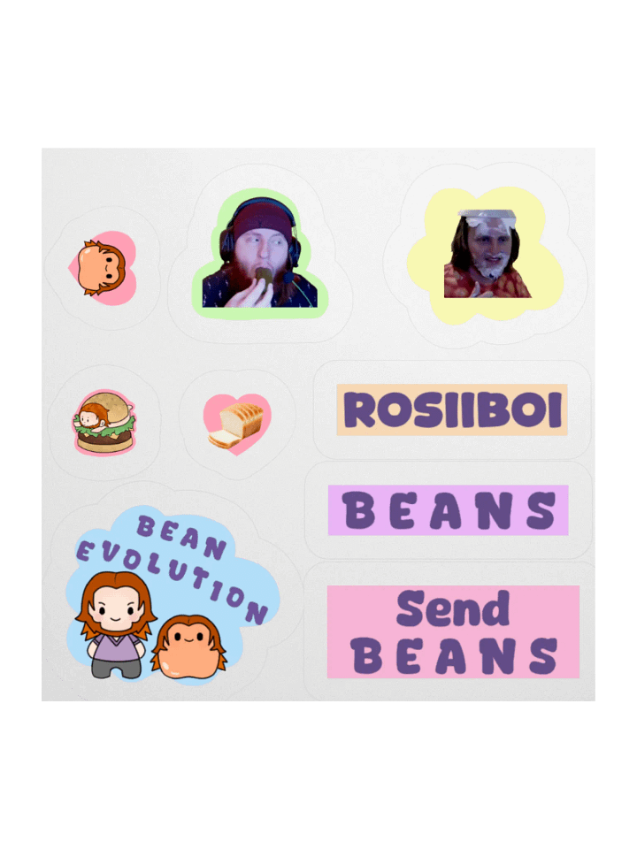 'ROSIIBOI' Kiss Cut Stickers product image (1)