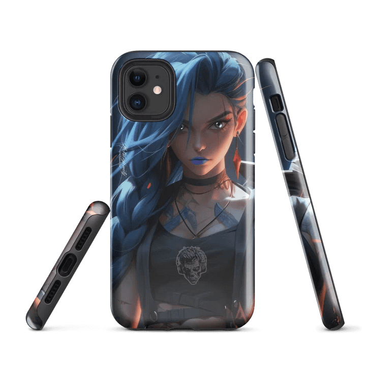 The Blue Steel Warrioress - Realm of Infinite Love iPhone® Tough Case product image (1)