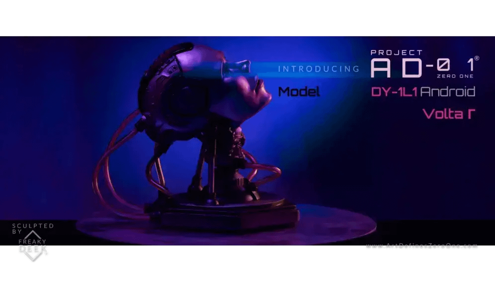 Dark VOLTA Γ DY-1L1 - A humanmade Android - Project AD-01 - Art Defines Zero One product image (8)