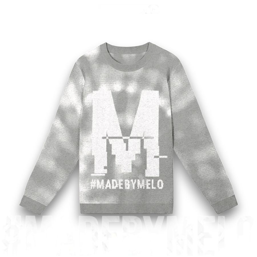 Twisted Grey MELO - Knit Sweater [Classic] | #MadeByMELO product image (1)