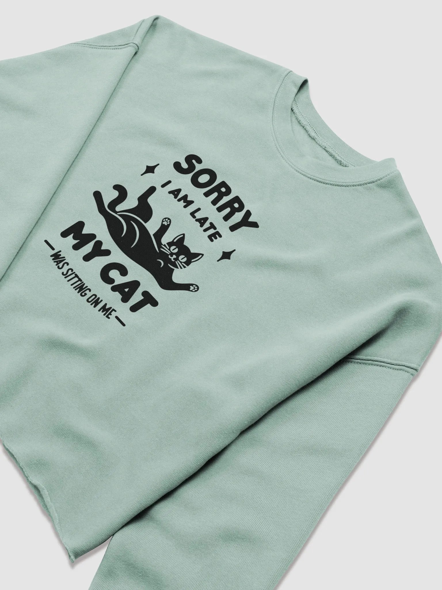 Playful Cat Apology Fleece Sweatshirt product image (17)