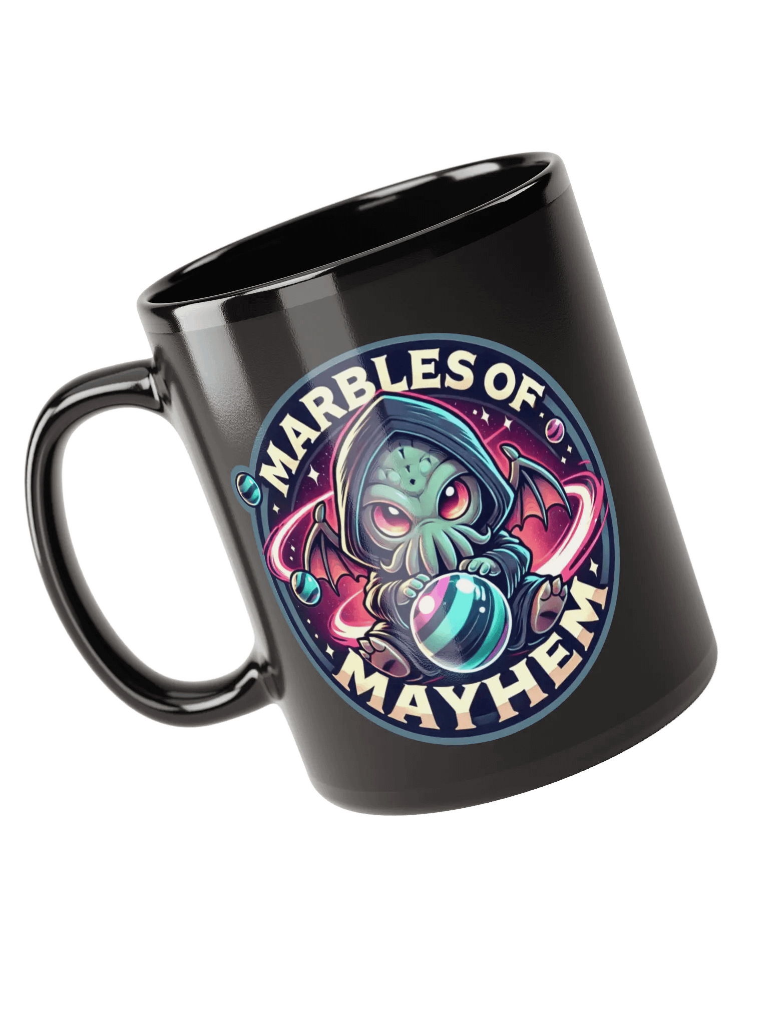 Marbles of Mayhem Black Mug product image (6)