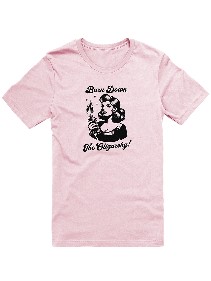 Burn Down The Oligarchy Retro Supersoft T-Shirt product image (2)