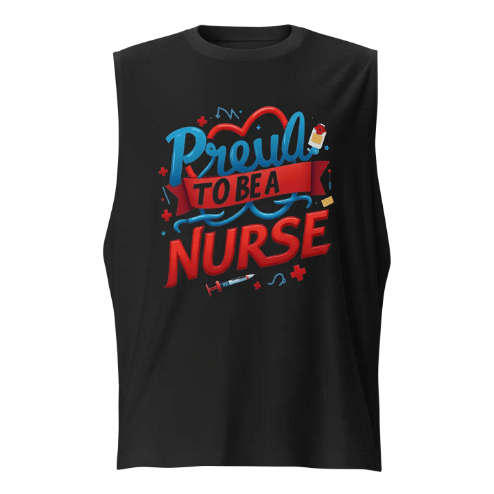 Proud Nurse Stylized Muscle Tank product image (1)