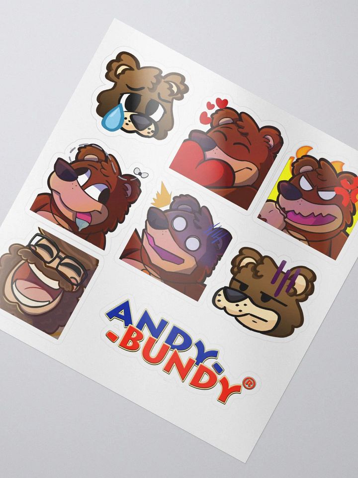 Emote Sticker Sheet product image (2)