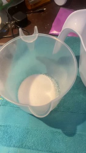 Trying a new recipe out #smallbusiness #bliss #blissbeauties #soap #soapmakers #skincare #purple #blue #madeincanada🇨🇦 #bubbles