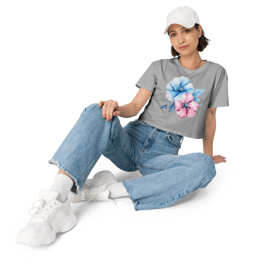 Floral Harmony Women's Crop Top product image (43)