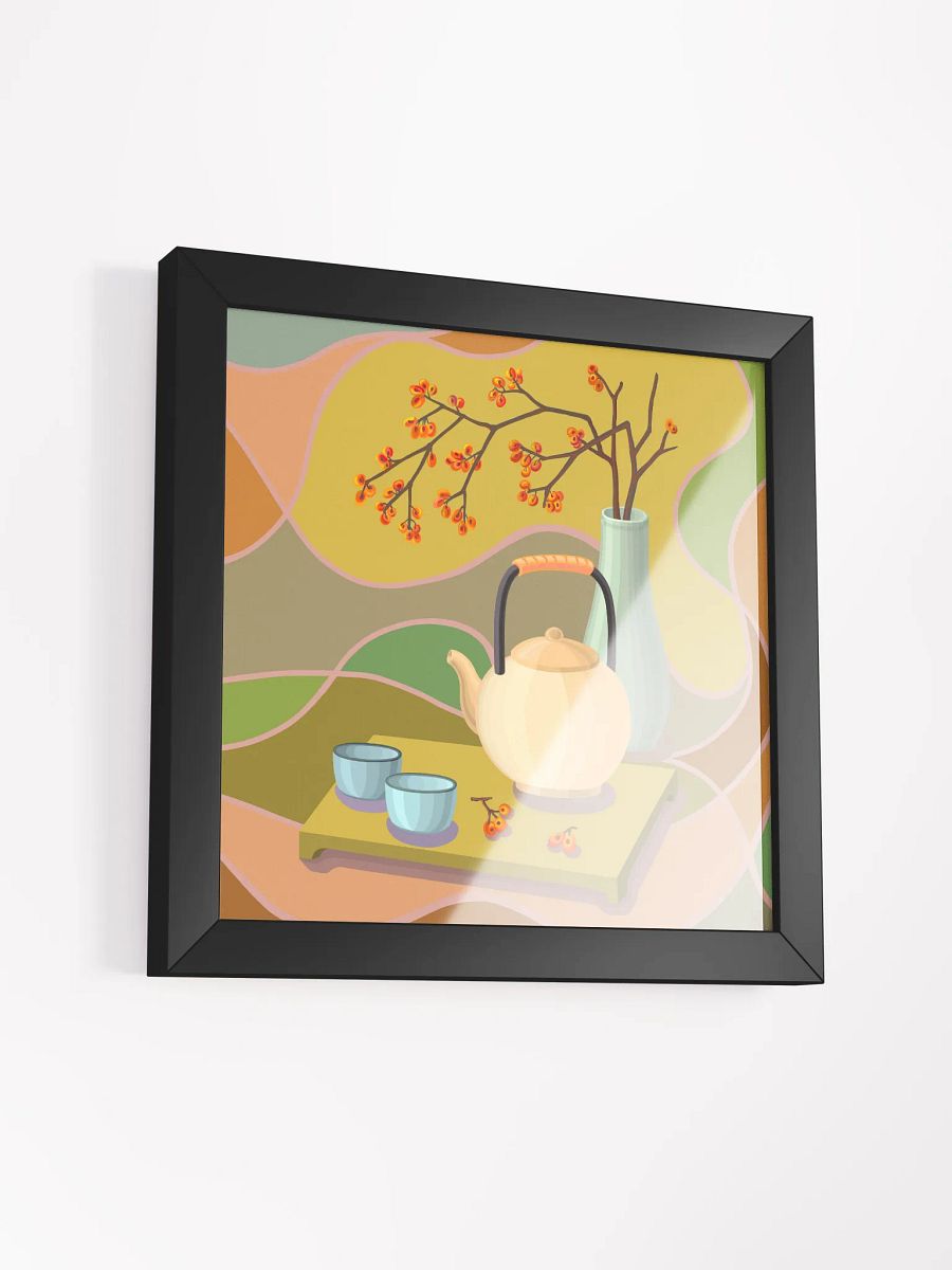 Earthy Elegance Framed Poster - Coffee Shop No. 9 product image (38)