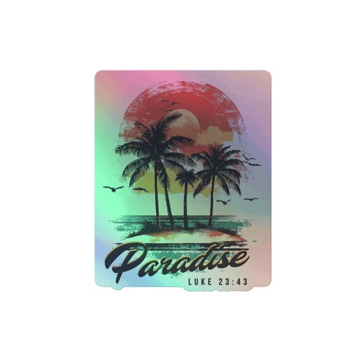 Paradise Holographic Sticker product image (2)