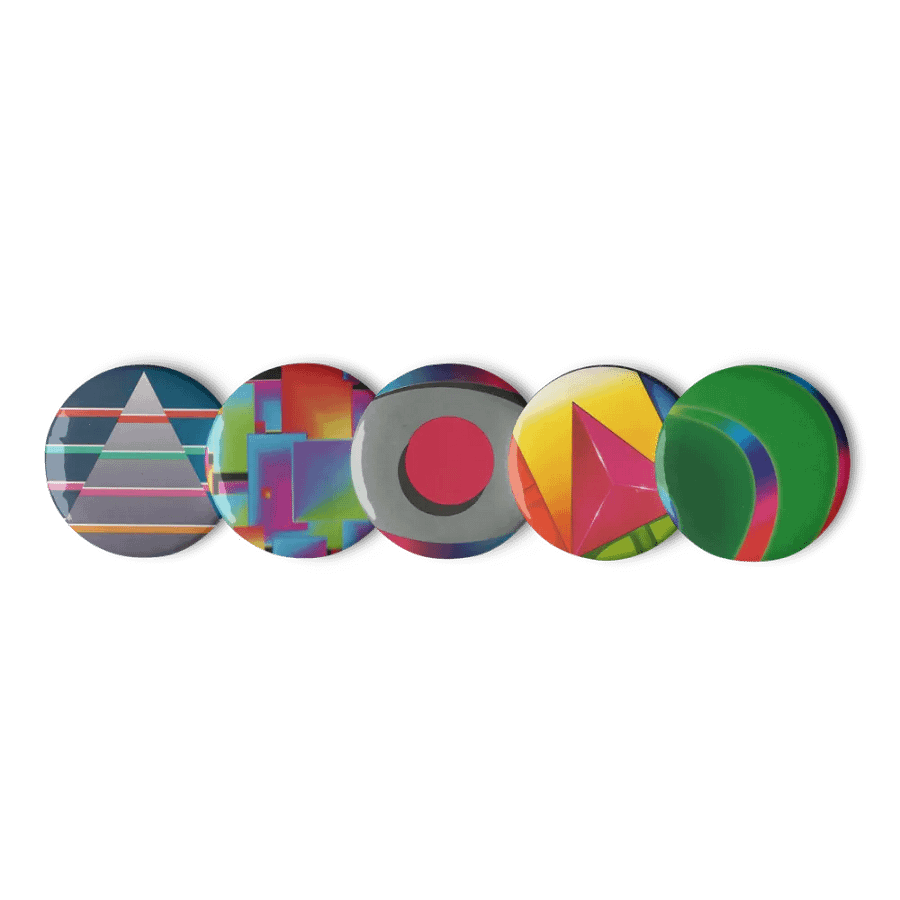 VHS Sleeve Pins - Abstract Designs product image (11)