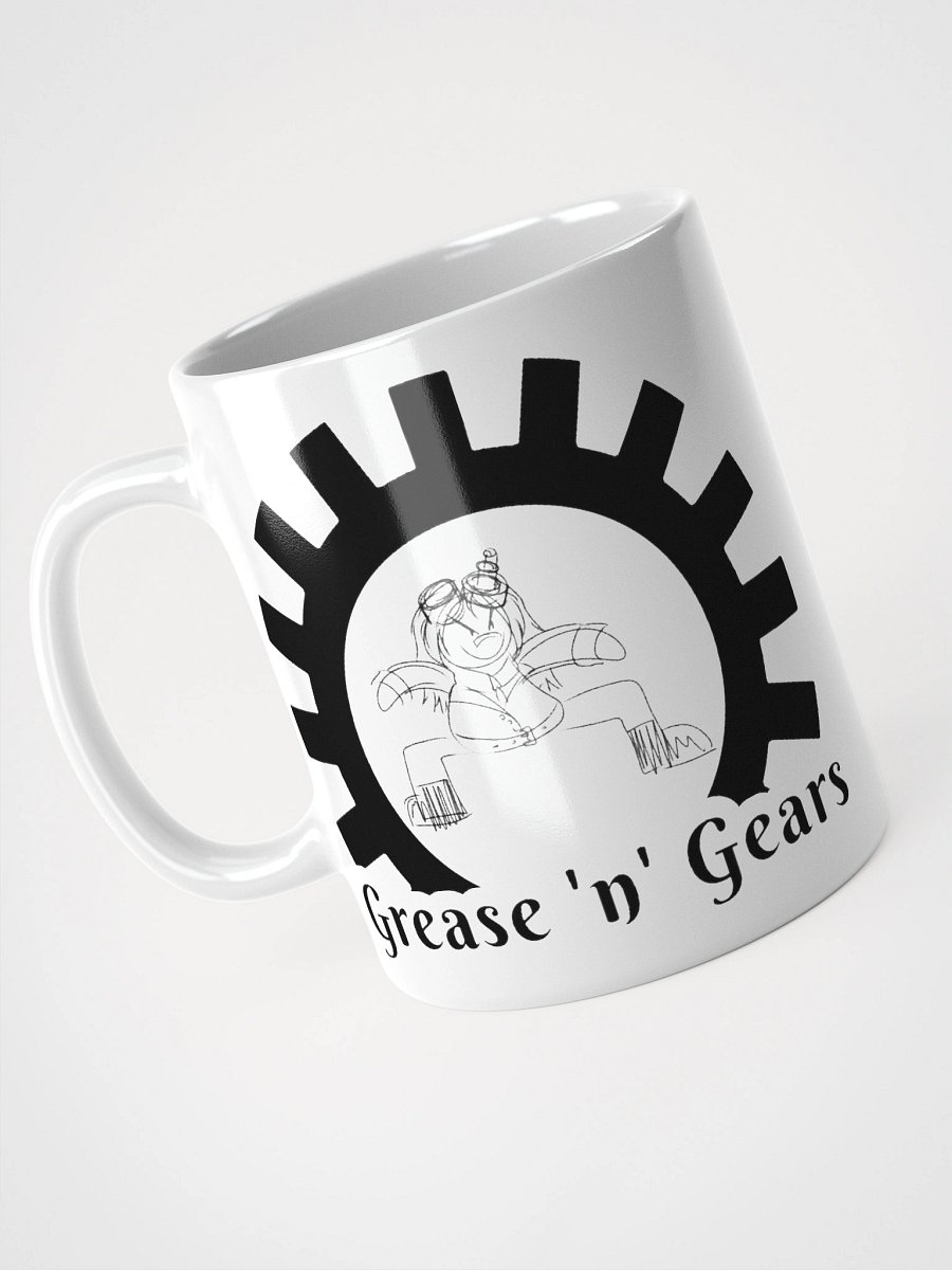 Grease 'n' Gears White Glossy Mug product image (8)