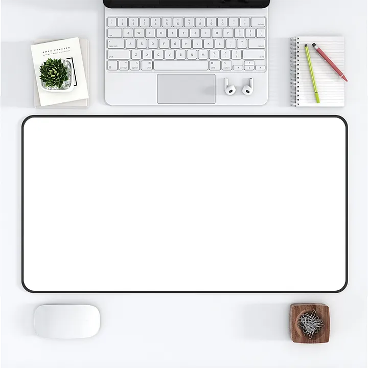 Snow Medium Desk Mat (12 x 22) product image (1)