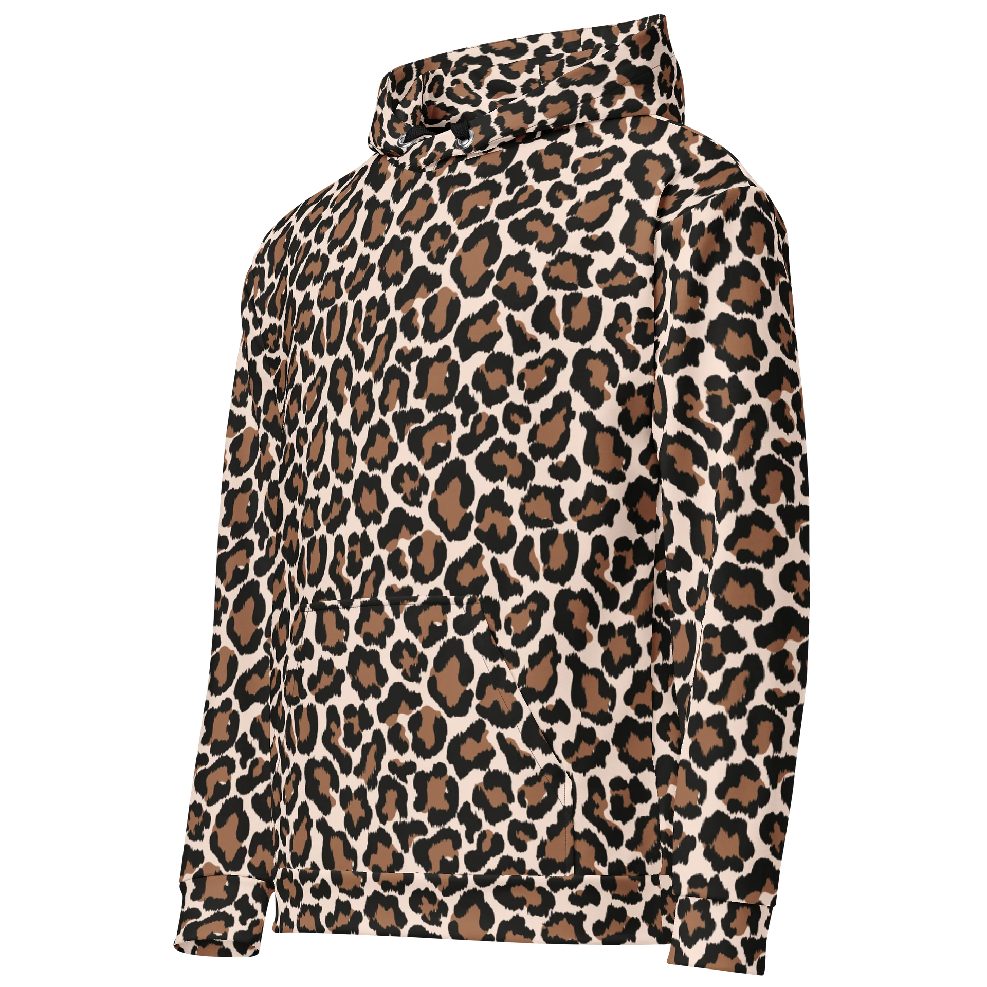 Stylish Leopard Print Hoodie for Animal Skin Enthusiasts product image (2)