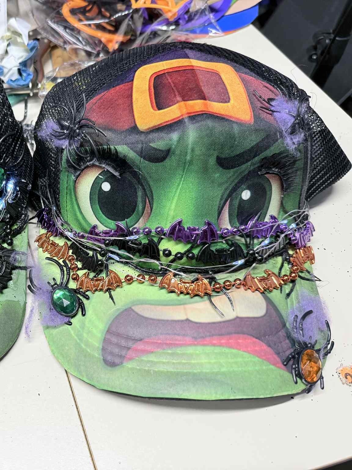 Halloween 3D Sublimation Face Hat Templates - Editable in Canva PDF product image (8)