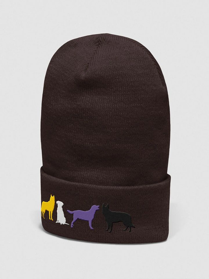 Nonbinary Pride Dogs Beanie product image (12)