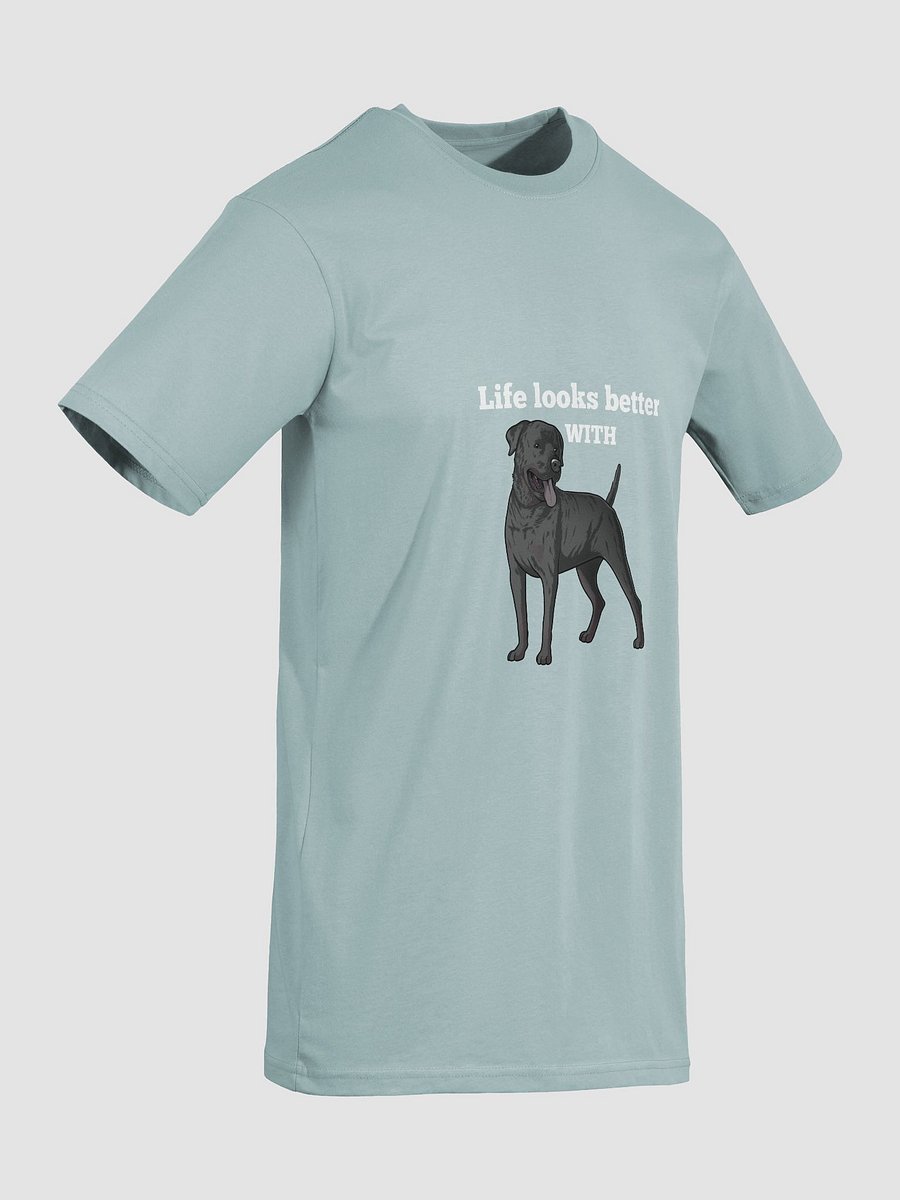 Trust The Vibe: "Life Looks Better with My Dog" Statement Tee product image (7)