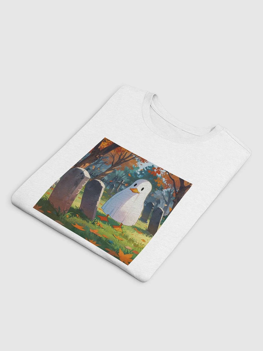 Ghostly Duck in Autumn Graveyard T-Shirt product image (4)