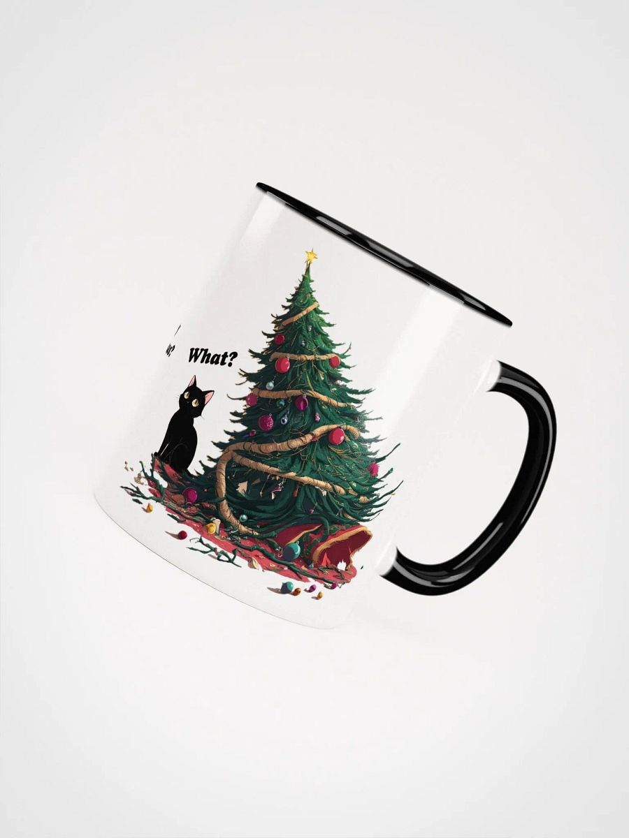 Black Cat Destroyed Christmas Coloured Mug product image (4)