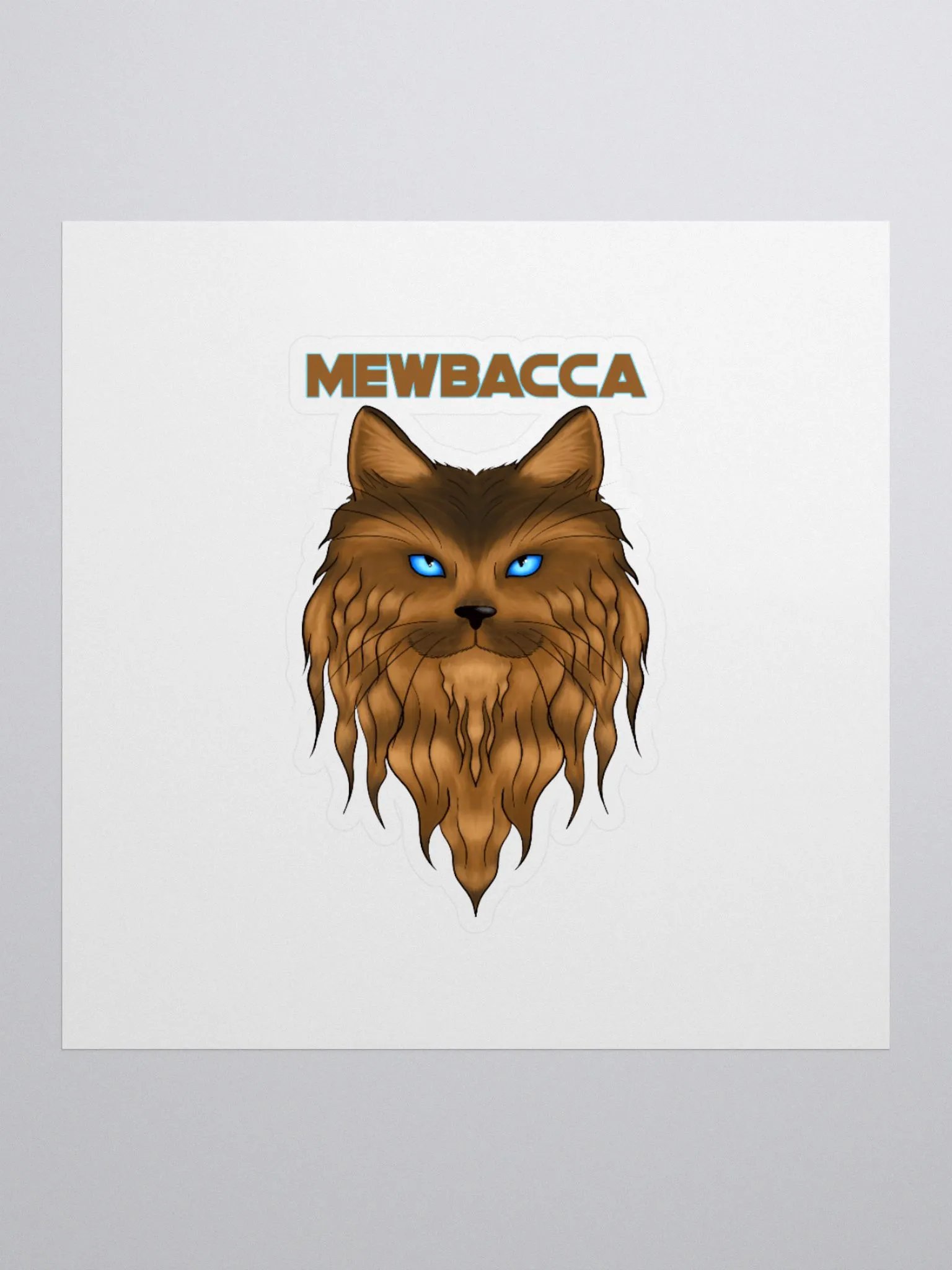 Mewbacca Sticker product image (1)