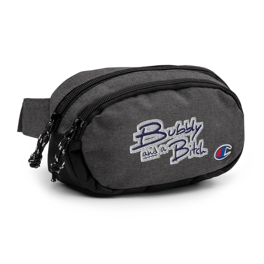 Bubbly and a B (navy bubble design) champion fanny pack product image (3)