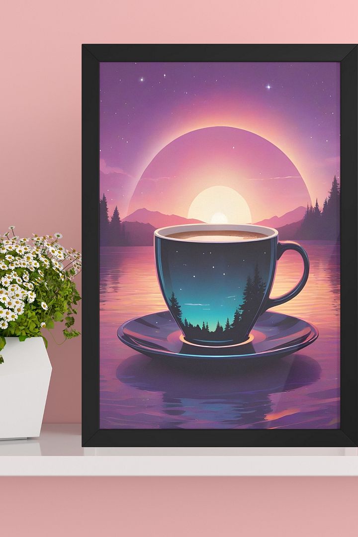 Coffee Sunset Framed Poster product image (1)