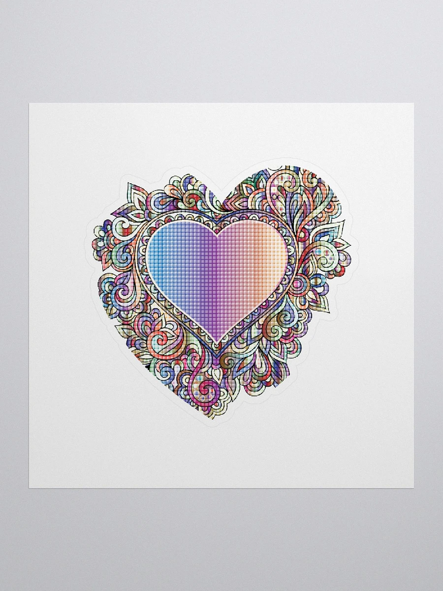 COLORFUL LOVELY HEART HEART, LOVE, MARRIAGE, VINTAGE, COLORFUL, VALENTINES DAY, ROMANTIC, ROMANCE, COUPLE, BOYFRIEND, HUSBAND, WIFE, RETRO product image (2)