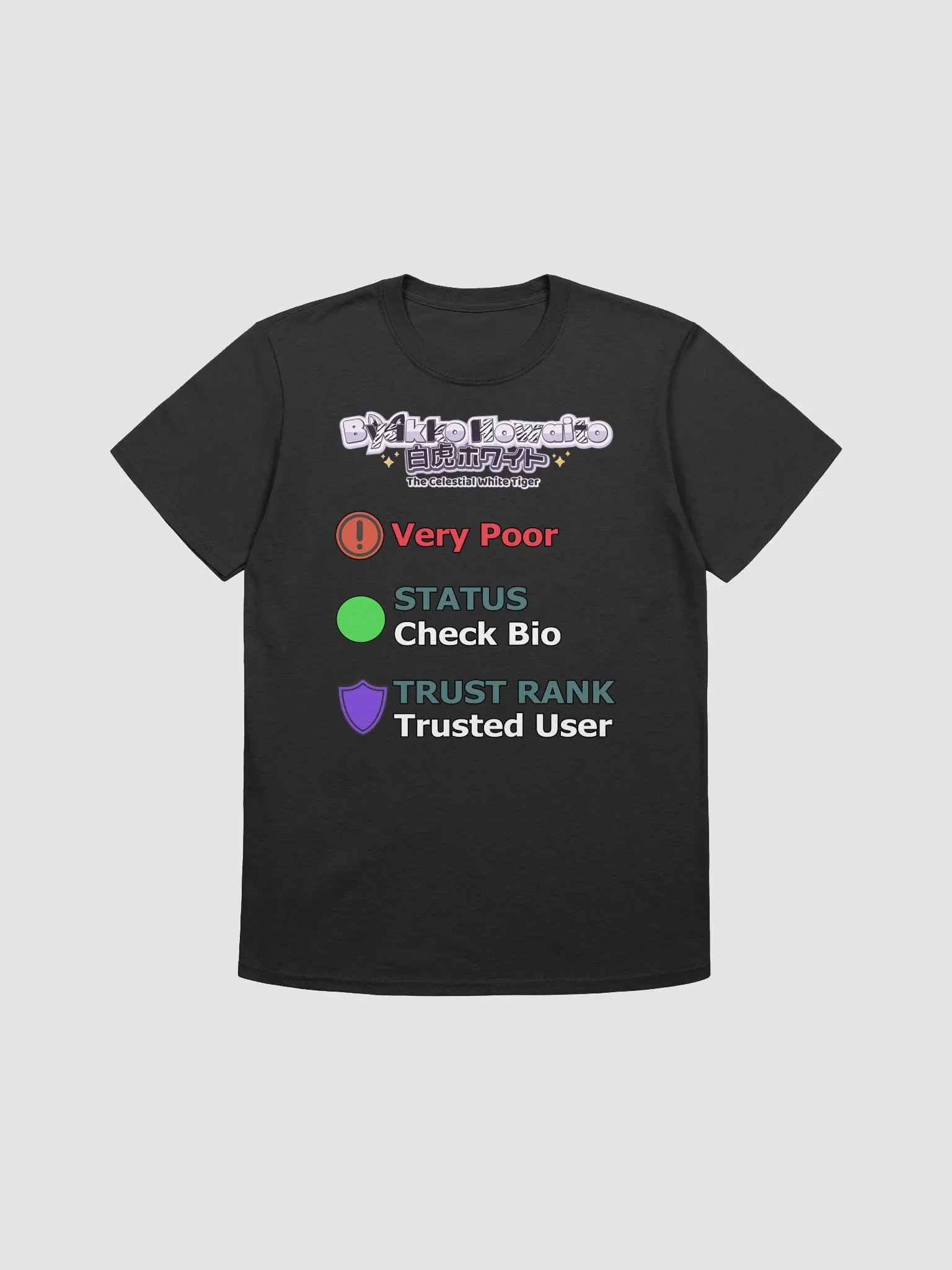 Softstyle T-Shirt (Unisex) - Byakko VR Stats Edition product image (2)