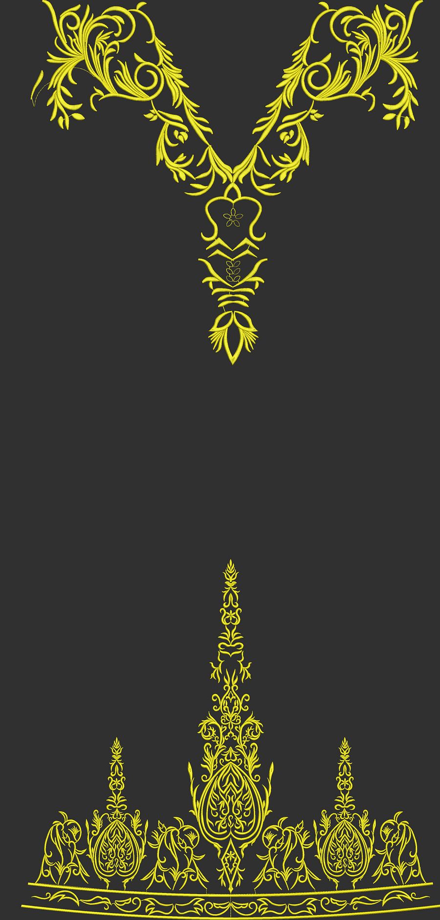SAMIA ROUGE DFARA embroidery morocco product image (1)