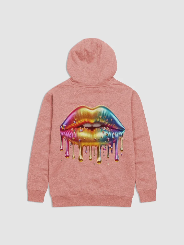 Rainbow Drip Gemstone Lips Hoodie product image (2)