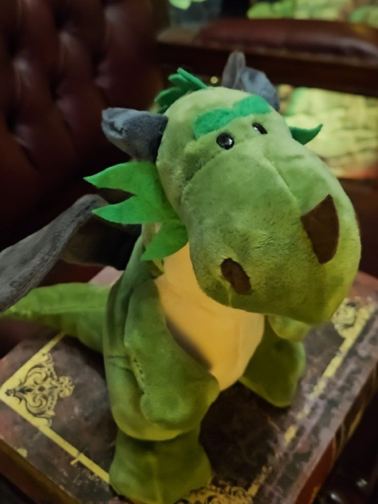 The Armored Kingdom Green Snugglefang the Soft Dragon Plushie product image (2)