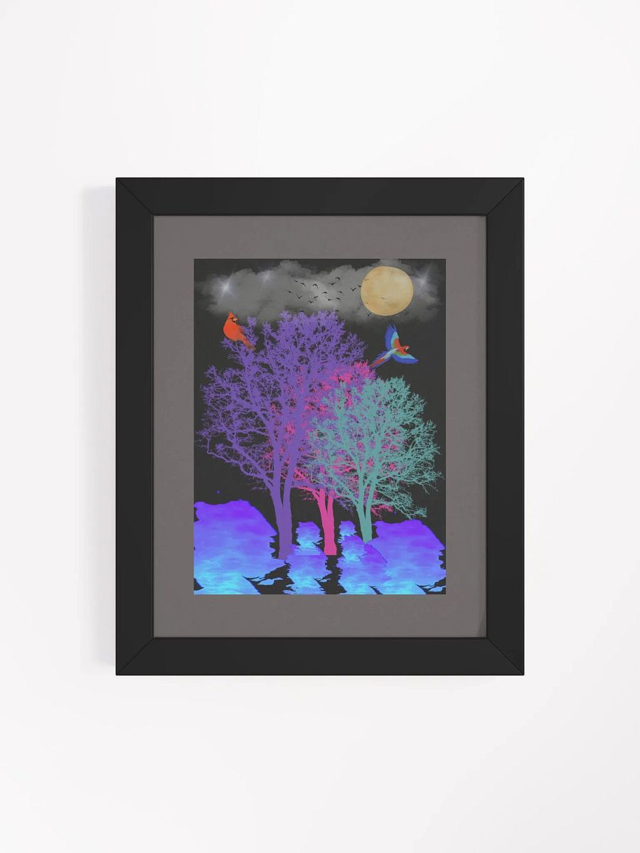 Surreal Moonlit Reflections Framed Poster product image (14)