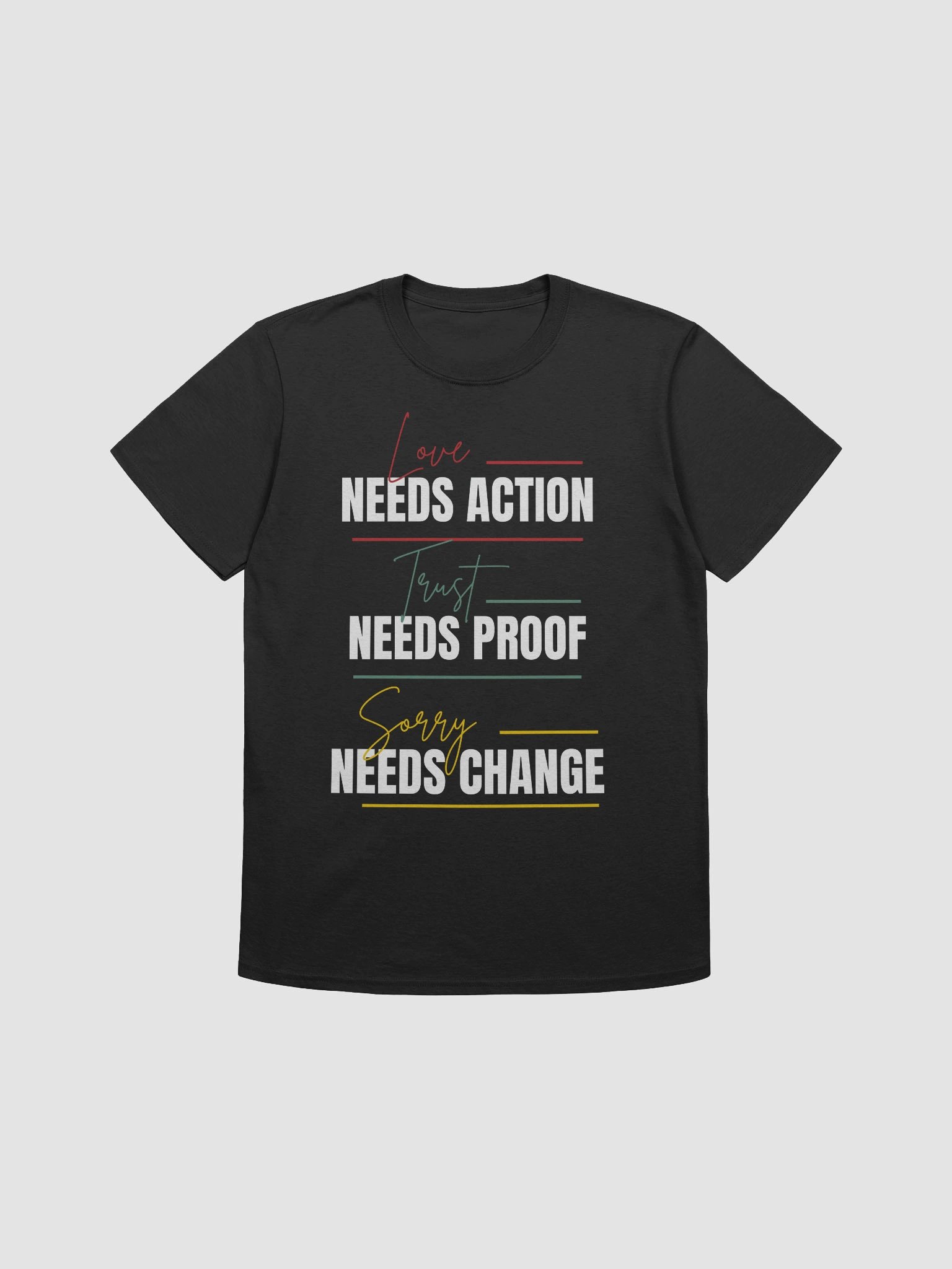 Unisex Softstyle T-Shirt- Love needs action product image (31)