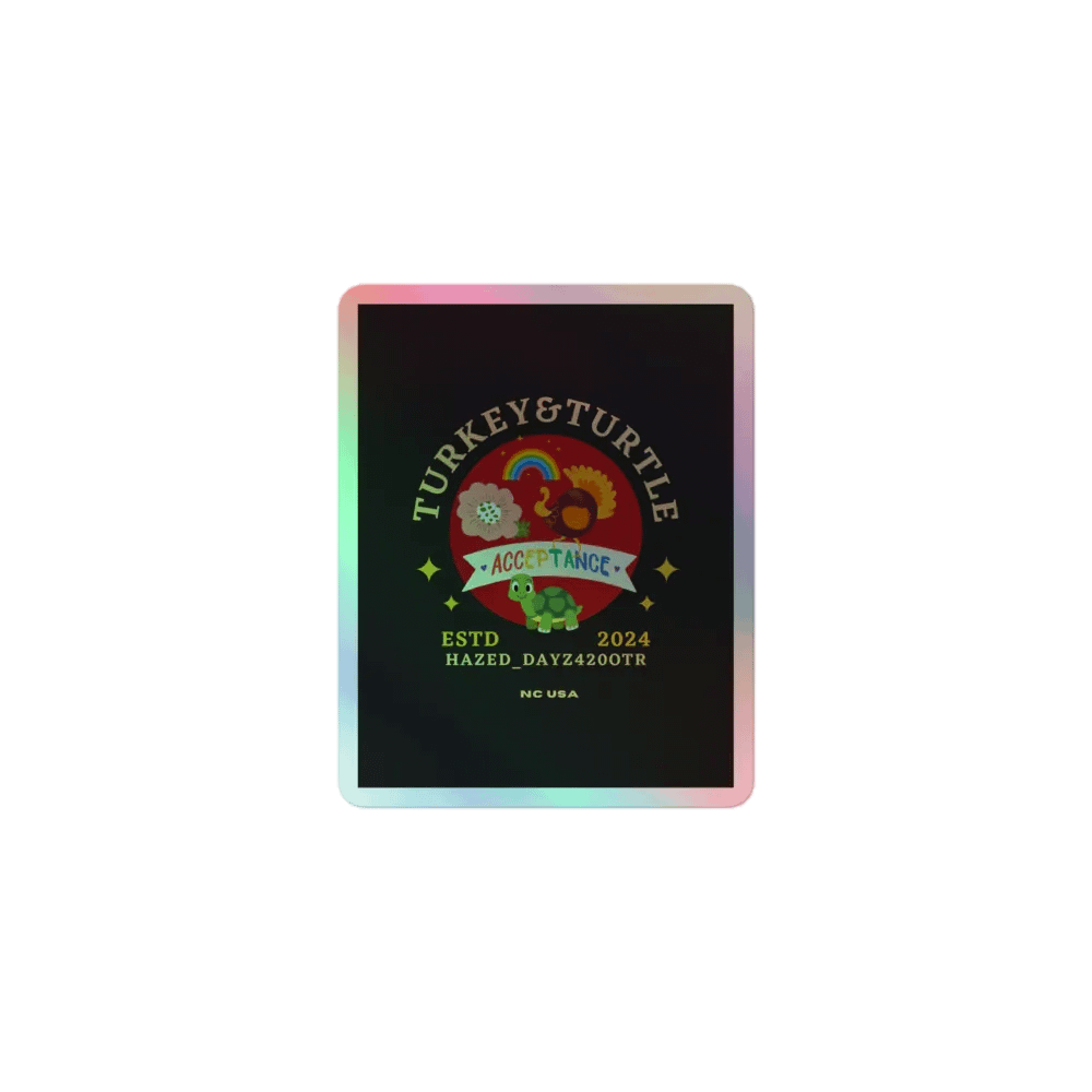 Acceptance Emblem Holographic Sticker Sheet product image (1)