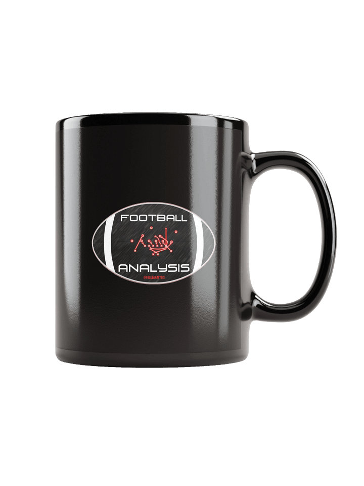 Football Analysis Black Glossy Mug product image (1)