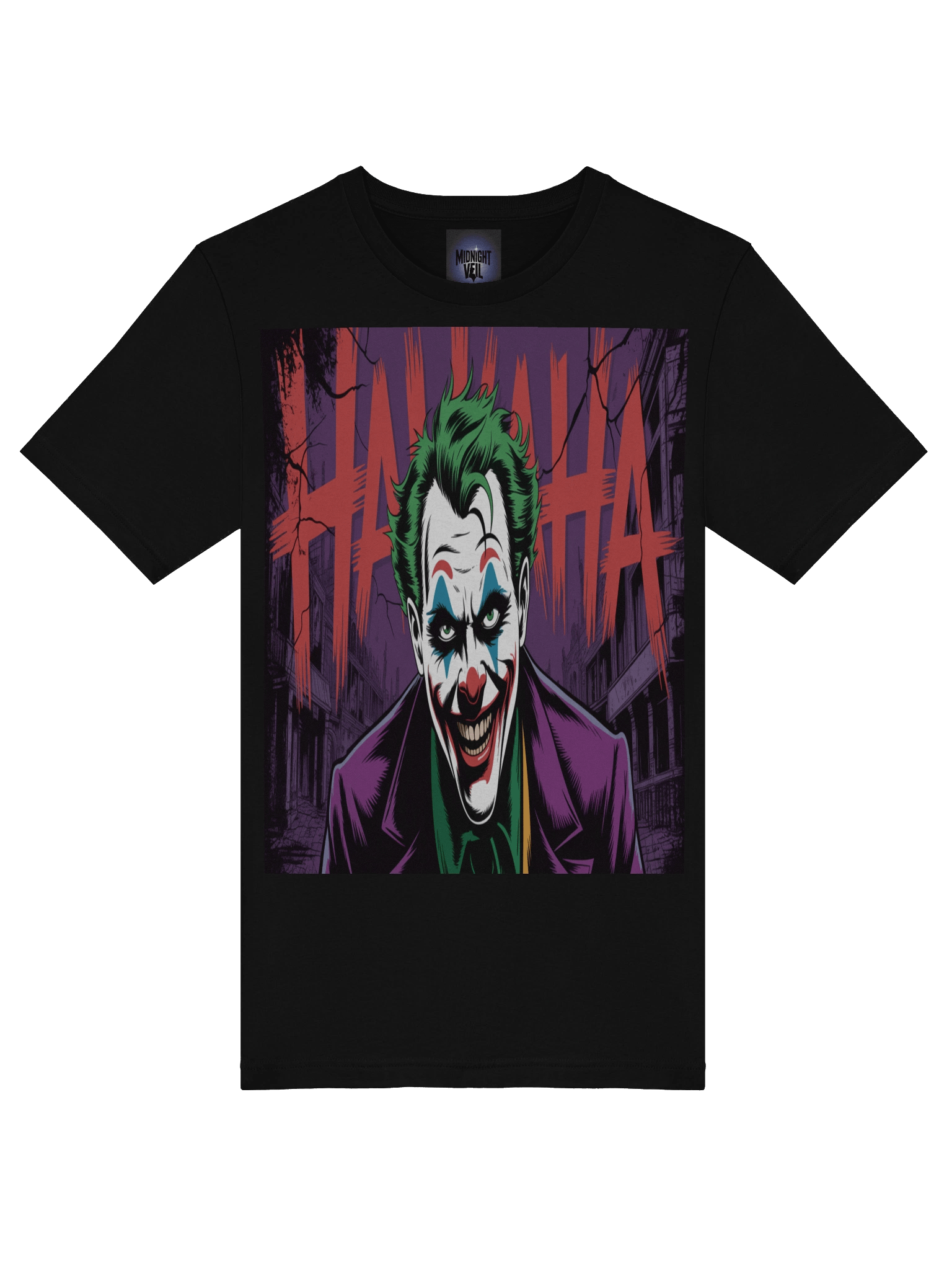 Joker 'HAHAHA' Alleyway Cackle Supersoft T-Shirt product image (7)