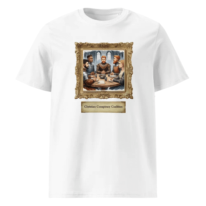 Christian Conspiracy Coalition (Logo) - Organic Cotton Short Sleeve T-Shirt product image (1)