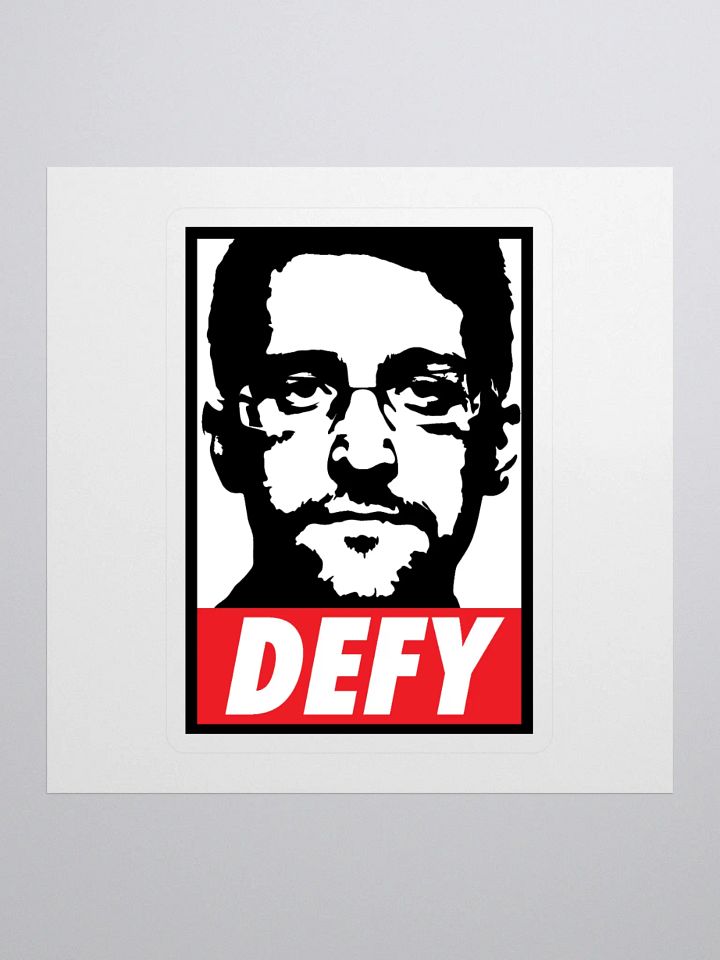DEFY Snowden Sticker product image (1)