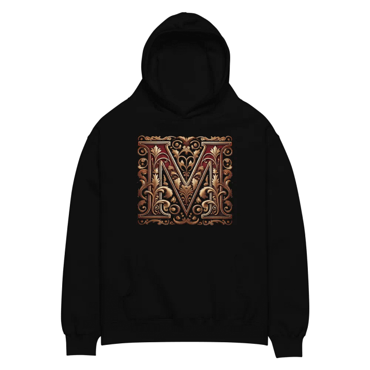 Vintage Ornate Letter M Premium Hoodie product image (2)