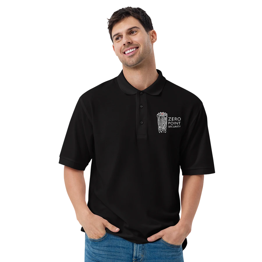 Zero-Point Polo Shirt (Black) product image (10)