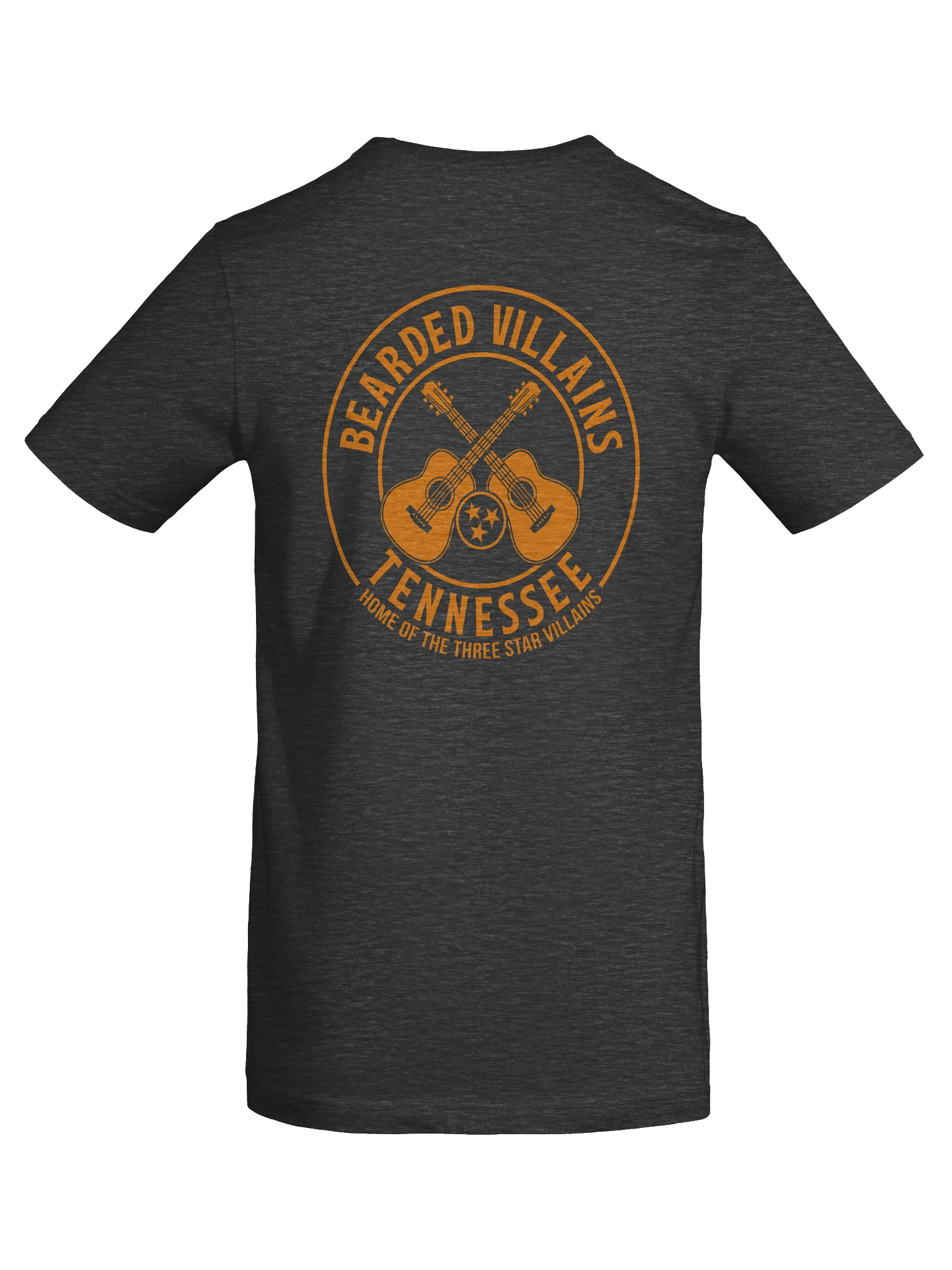 BIG-n-TALL | TSV Bearded Villains Tennessee Bella+Canvas Unisex T-Shirt | Vols Orange Guitar Logo | Comfortable Premium Fit for Brotherhood & Pride product image (24)