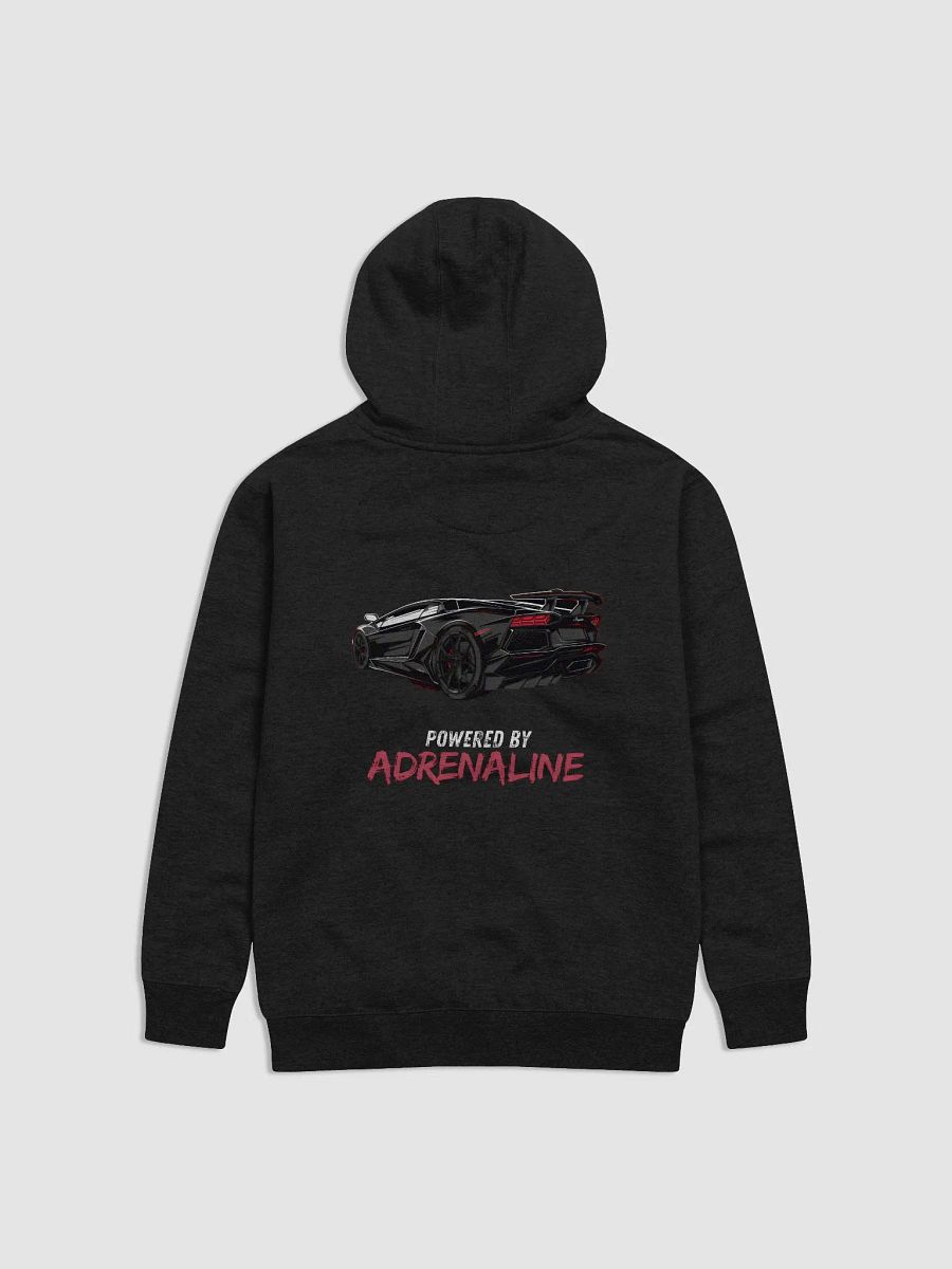 Powered by Adrenaline - Cozy Cotton Blend Unisex Hoodie product image (1)