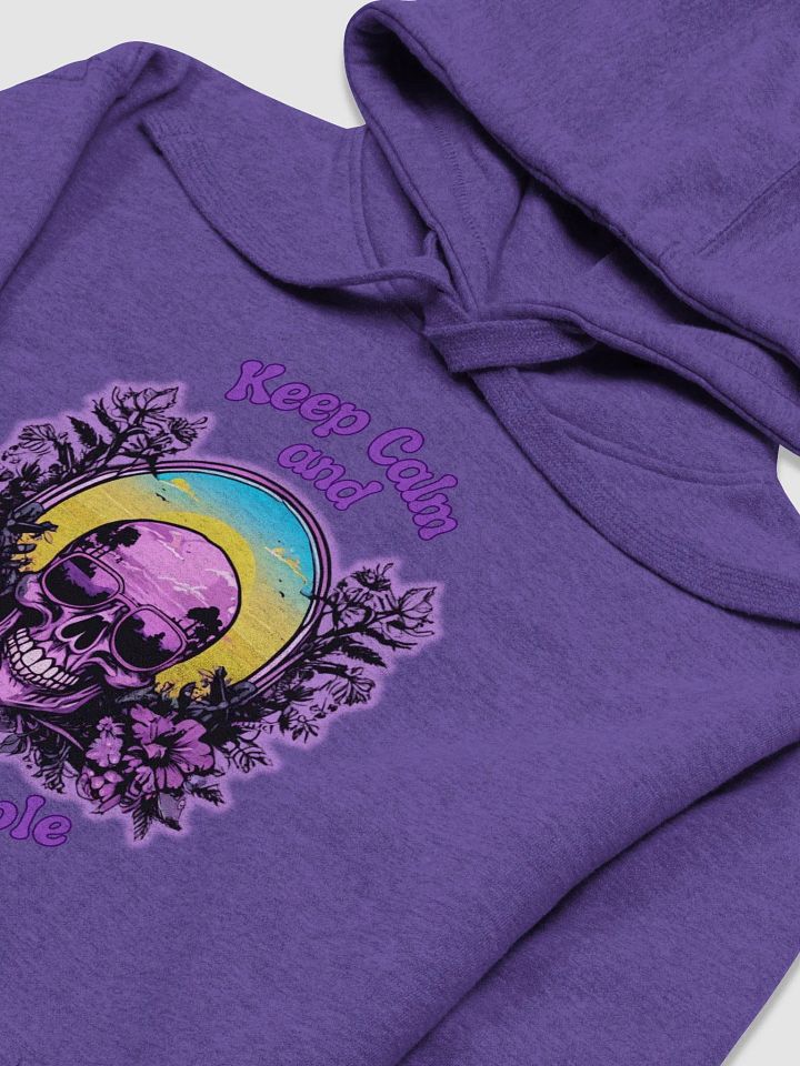 Purple Skull Love premium Hoodie product image (2)