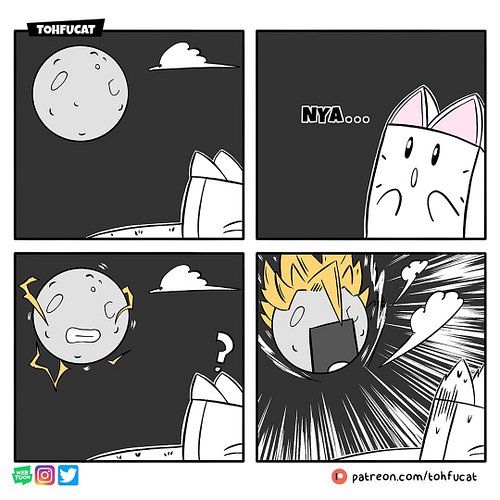 Super Moon. It's over 9000!
.
.
.
#webtoon #webtooncanvas #tohfucat #tohfuthecat #instacomics #manga #funny #comic #comics #c...